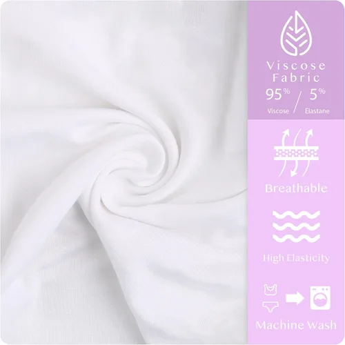Vista 5 de Donella Bragas de bikini de algodón para mujer, ropa interior suave para mujer, estampados surtidos, paquete de 5