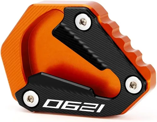Vista 3 de Modeer Compatible con 1290 Super Adventure S 2021-2024 Placa de extensión de soporte CNC para motocicleta, soporte lateral, almohadilla de soporte