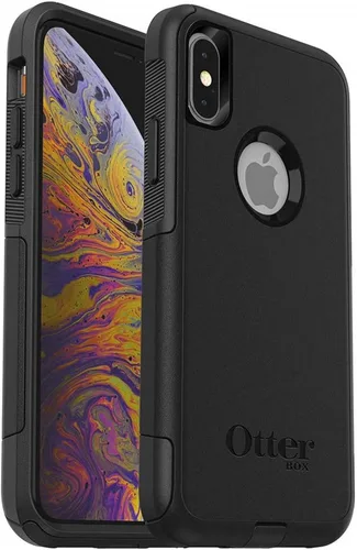 Vista 7 de OtterBox Commuter Series - Funda para iPhone Xs y iPhone X (solamente), embalaje no minorista, a medida (azul Blazer/azul mares tormentosos)