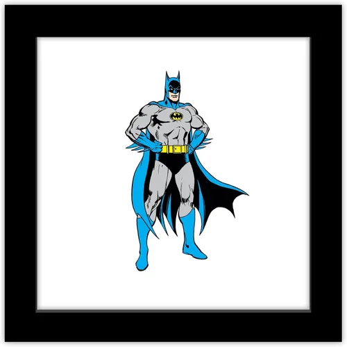 Vista 11 de Trends International Gallery Pops DC Comics Batman - Póster de pared de Batman New Look para pared, 12 x 12 pulgadas, versión enmarcada en blanco