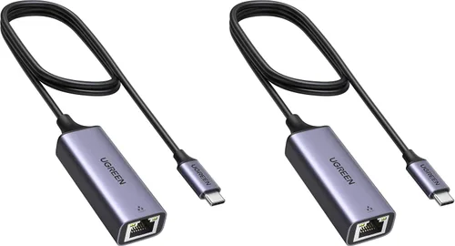 Vista 12 de UGREEN Adaptador USB C a Ethernet, 1000 Mbps, RJ45, sin controlador, compatible con Windows, MacOS, iPadOS, ChromeOS, Android, portátil, tableta