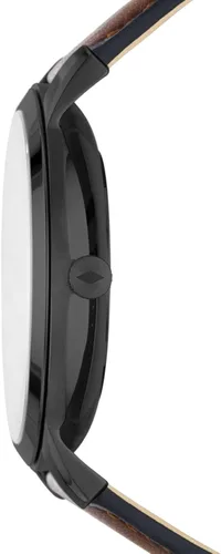 Vista 3 de Fossil - Reloj casual de cuarzo minimalista de acero inoxidable y delgado para hombre