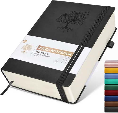 Vista 28 de Ansopu Cuaderno de puntos, 360 páginas numeradas, cuadrícula de puntos, de 8.5 x 11 pulgadas, papel de punto de 3.53 oz/m², tapa dura gruesa