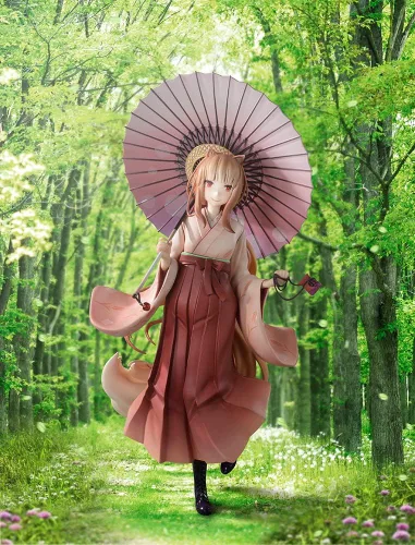 Vista 10 de GOOD SMILE COMPANY Spice & Wolf: Holo Hakama Figura de PVC a escala 1:6