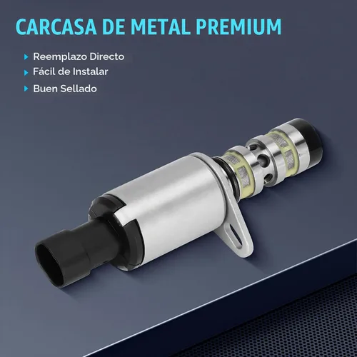 Vista 2 de Válvula de control de aceite VVT válvula variable de sincronización solenoide apto para Chevrolet Aveo Cruze Sonic Trax, Pontiac G3/G3 Wave, Saturn