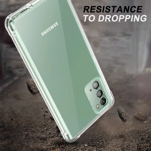Vista 5 de SURITCH Funda transparente para Samsung Galaxy Note 20 (solamente) de 6.7 pulgadas, [protector de pantalla integrado], protección de cuerpo