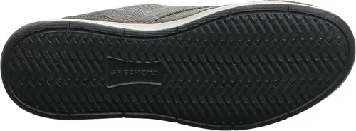 Vista 5 de Skechers de lona Moreno Oxford para hombre
