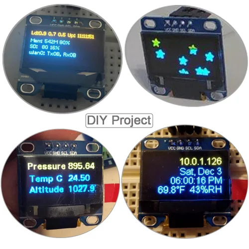 Vista 6 de Módulo de pantalla OLED de 0,96 pulgadas 128x64 SS– D 1306