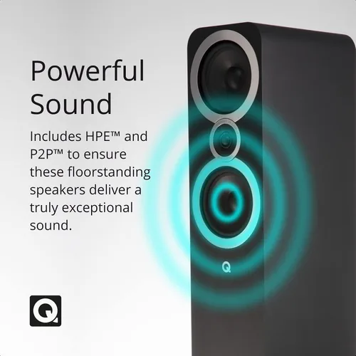 Vista 4 de Q Acoustics 3020i Negro-QA3526