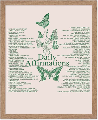 Vista 33 de Poster Master Póster tipográfico – Impresión de cita – Cambia tus pensamientos, cambia tu mundo, inspirador, motivacional – Regalo para familia