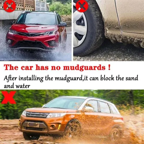 Vista 9 de Car Exterior for Nissan X-Trail T31 2007-2013 Fender Mud Flap Guards Splash Mudflaps Car Accessories Mudguards Front Rear 4pcs