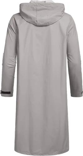 Vista 3 de COOFANDY Chaqueta impermeable para hombre con capucha, impermeable, ligera, activa, larga
