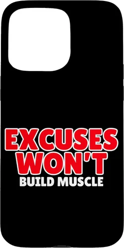 Vista 28 de Funda divertida con frase motivacional para iPhone 16 Fitness
