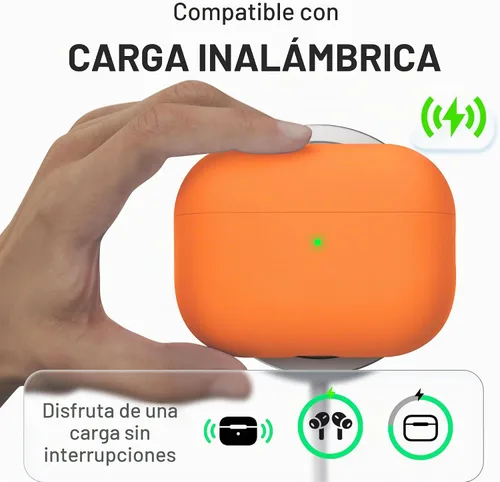 Vista 6 de VEIRRW for AirPods Pro 3 Case,Full Protective Hybrid Silicone Semi Hard Shell Triple Layer case Compatible with AirPods Pro 3rd Generation 2025