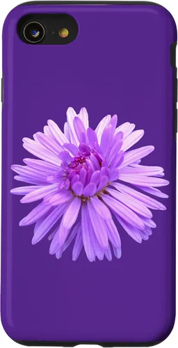 Vista 13 de iPhone 15 Purple flower, purple flower, floral tendril floral pattern Case