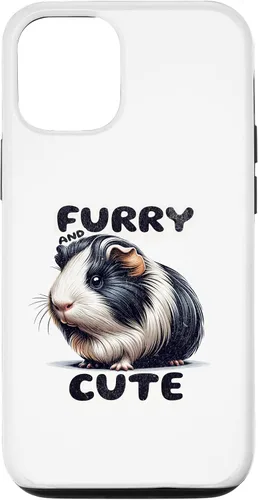 Vista 4 de Funda para iPhone 12 mini Guinea pigs furry and cute Crafted for pet lovers