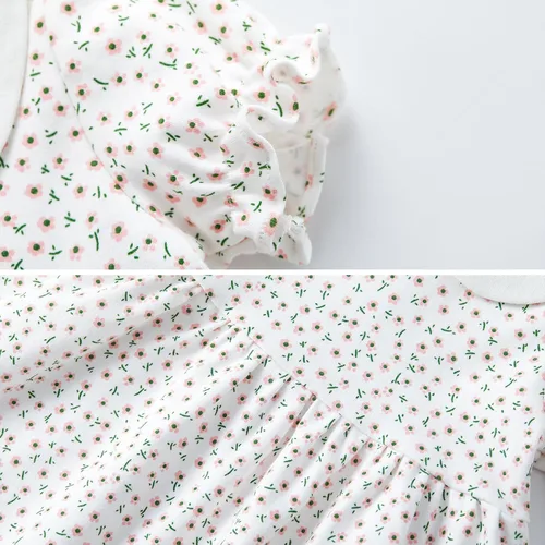 Vista 152 de pureborn Vestido de bebé niña 0-24 meses
