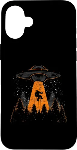 Vista 23 de Science Fiction Kryptide Sasquatch Alien UFO Myth Bigfoot Case for iPhone 17