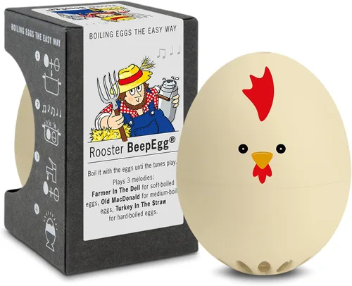Vista 5 de BeepEgg Oso – Temporizador de Huevos para Hervir Huevos – Cocinador de Huevos Musical para Huevos Blandos, Medios y Duros – Seguro para Alimentos