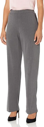 Vista 6 de Briggs New York - Pantalones de vestir ajustados para mujer (longitud media y corta)