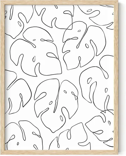 Vista 68 de HAUS AND HUES Arte de pared minimalista - Dibujo moderno de líneas abstractas, impresión de boceto femenino simple, obra de arte para el hogar
