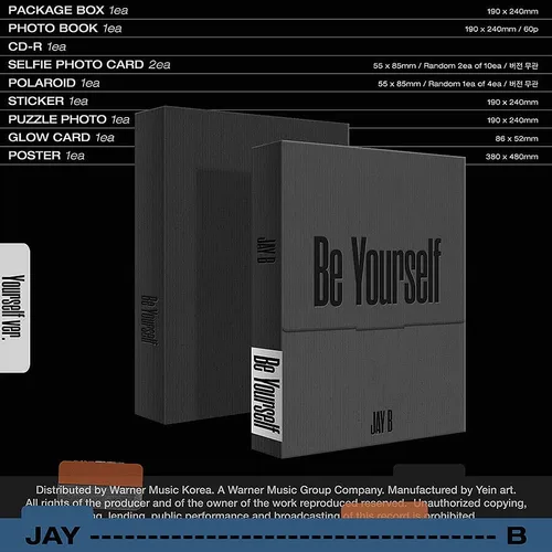 Vista 3 de GOT7 JAY B BE YOURSELF 2º EP Álbum BE + YOURSELF - 2 Ver Full Set. K-POP SELLADO