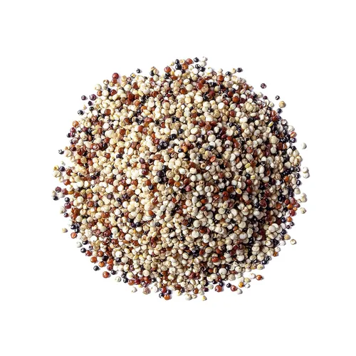 Vista 3 de Food to Live Grano de quinua tricolor, 1 libra, mezcla de semillas enteras blancas, negras y rojas. Prelavado y listo para cocinar. Un superalimento