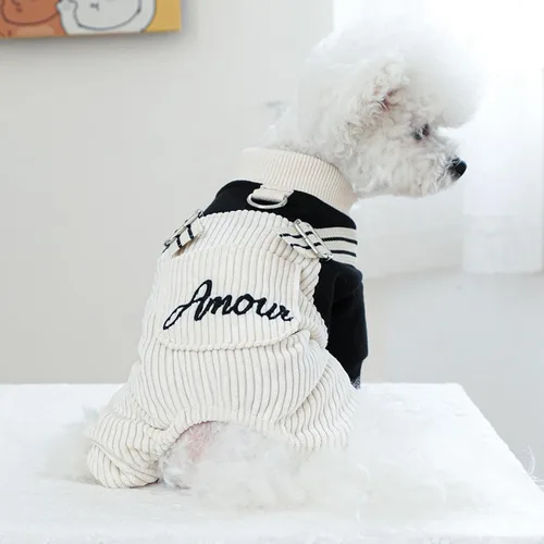 Vista 2 de Ropa para perros de verano con lazo, camisas elegantes para mascotas para perros pequeños, niños y niñas, cachorros, overol clásico, traje clásico