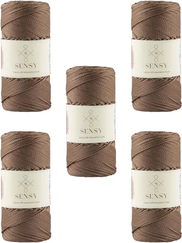 Vista 108 de Sensy Premium Cuerda de Poliéster 1.5mm (0.059 pulgadas) 164 Yardas Cuerda de Polipropileno 100% Cuerda de Macramé 1.5mm Cuerda para Bolsa