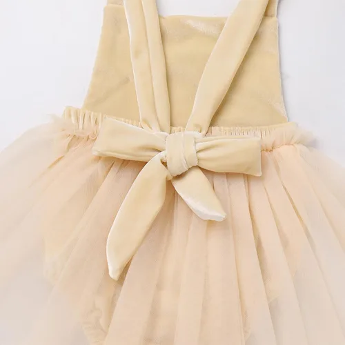 Vista 54 de Traje de bebé niña primer cumpleaños traje de encaje tul mameluco princesa tutú vestido de un año cumpleaños pastel Smash fotografía ropa