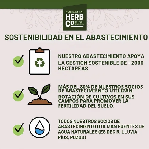 Vista 6 de MONTEREY BAY HERB CO Monterey Bay Herb Co. Bayas enteras de enebro Añadir a sopas, carnes estofadas y caza (1/4 libra)
