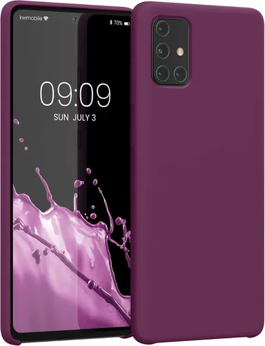 Vista 115 de kwmobile Funda Compatible con Samsung Galaxy A14 5G - Funda de teléfono de TPU y silicona con acabado suave - Verde Lima