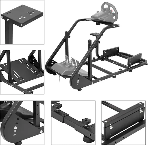 Vista 3 de Marada G920 - Soporte para ruedas G27 G25 G29 y G920 no incluido Acero G920