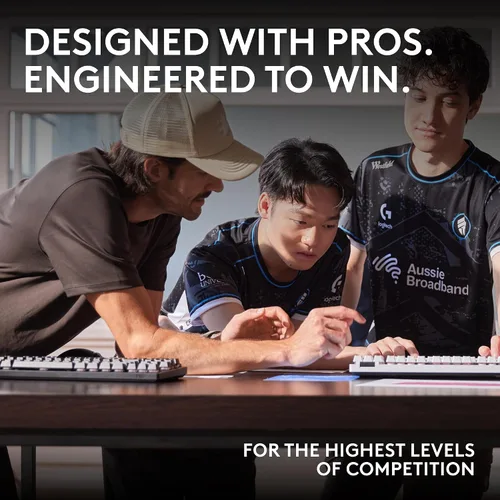 Vista 2 de Logitech G PRO X 60 Lightspeed - Teclado inalámbrico para juegos, ultra compacto TKL 60% mecánico para PC con Windows, LIGHTSYNC RGB, teclas PBT