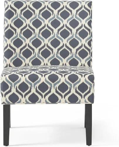 Vista 5 de Christopher Knight Home Kassi - Silla de comedor de tela, color azul marino