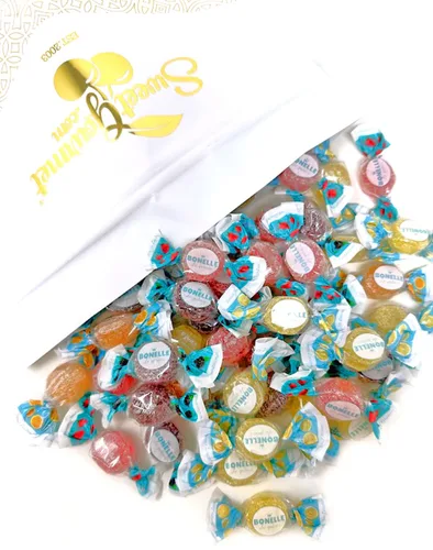 Vista 6 de SweetGourmet Jaleas italianas con sabor a regaliz sin azúcar Envueltas individualmente, tamaño mini 1 libra