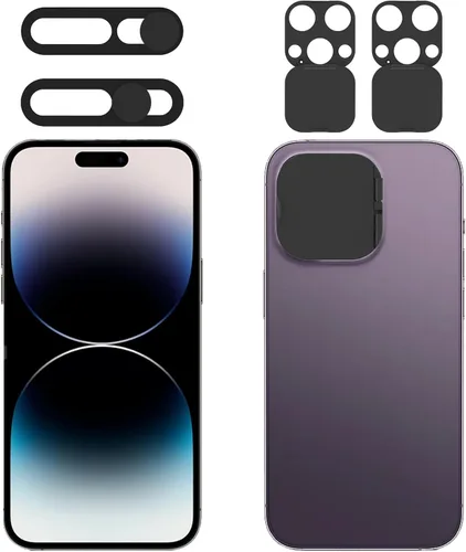 Vista 11 de Funda de privacidad compatible con 13 Pro/iPhone 13 Pro Max con cubierta de cámara frontal, protege la privacidad y la seguridad, pero no afecta