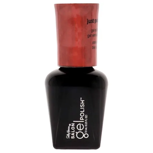 Vista 2 de Sally Hansen Salon Pro Gel - Esmalte de uñas laca en gel, Just Peachy, 0.24 onzas líquidas