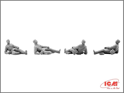 Vista 6 de ICM Modelos Soviética Tank Crew 1943-1945 Kit de construcción