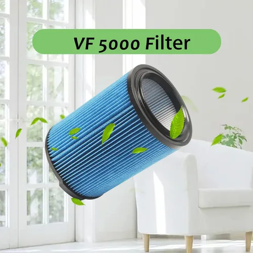 Vista 7 de Paquete de 2 filtros de repuesto VF5000 que se ajustan a aspiradoras húmedas y secas Ridgid de 6-20 galones, filtros de aspiradora plisados de 3