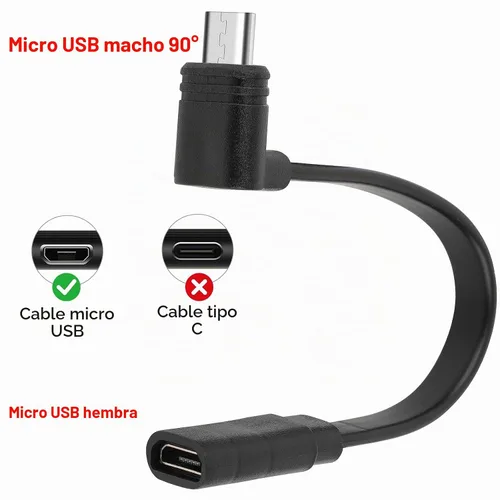 Vista 2 de Uogw Paquete de 2 cables de extensión compatibles con Wyze Cam Pan v3 y Wyze Cam v3 Pro, cable extensor macho a hembra de 5 pulgadas para cámara