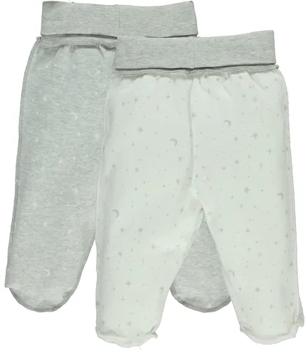 Vista 2 de Bebetto - Pantalones unisex con pies para bebé, paquete de 2346 piezas