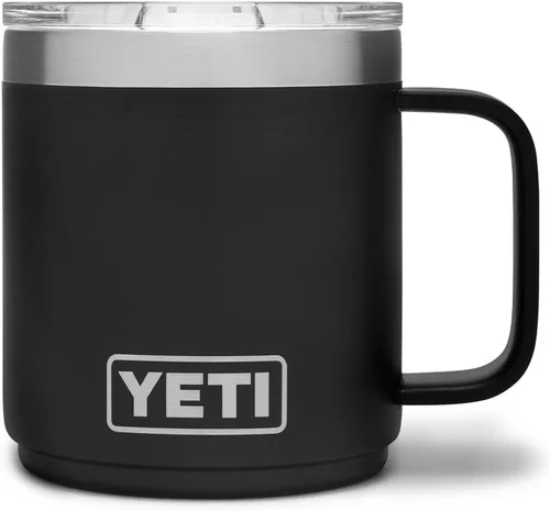 Vista 16 de YETI Rambler - Taza apilable de 10 onzas, aislada al vacío, acero inoxidable con tapa MagSlider, acero inoxidable