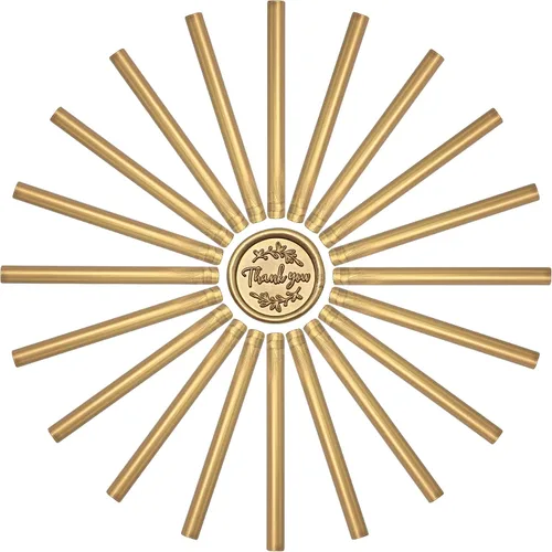 Vista 3 de SWANGSA 20 barras de cera de sellado para pistola de pegamento, oro antiguo Dorado antiguo