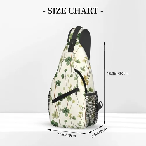 Vista 2 de Small Crossbody Bags for Women Men - Vintage Grass Green Print Adjustable Shoulder Bag Fanny Packs Belt Sling Bag Crossbody Purses Backpack for