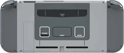 Vista 9 de eXtremeRate - Placa trasera para Nintendo Switch Console, NS Joycon con carcasa de mando de mano con botones de juego completo, carcasa de repuesto