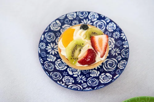 Vista 8 de Annovero - Platos de Postre - Plato Pequeño de 6 Pulgadas para Aperitivo, Pastel, Snack, Tarta, Cóctel - Apto para Microondas - Mini Platillo