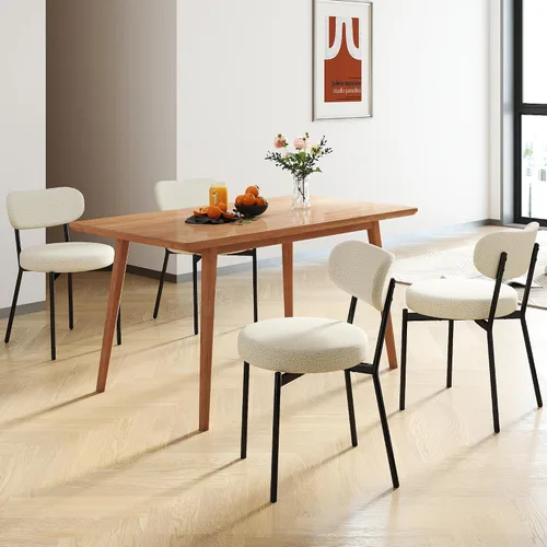 Vista 8 de Murago Taburetes de bar de altura de mostrador, juego de 2, taburetes de bar modernos sin respaldo de 24", ideales para encimera de cocina, isla