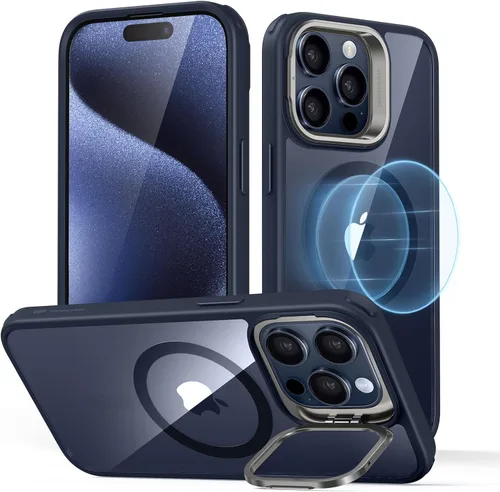 Vista 20 de ESR Funda para iPhone Air con soporte de almacenamiento, compatible con MagSafe, protección contra caídas de grado militar, funda magnética