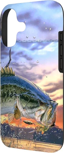 Vista 2 de Largemouth Bass Fishing for Men Cool Fish Hunting Gift Case for iPhone 17